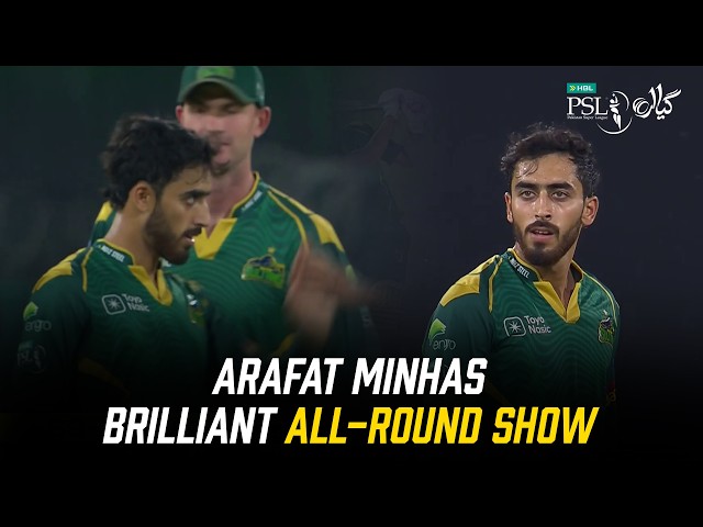 Arafat Minhas Brilliant All-Round Show | Islamabad United vs Multan Sultans | M 4 | PSL 11 | MZB1U