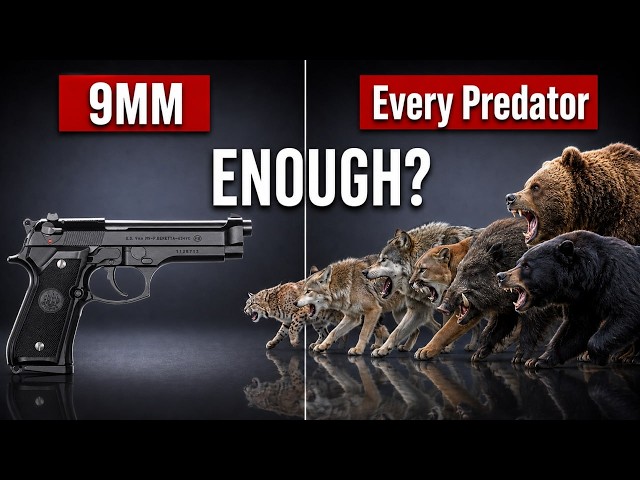 9mm vs Every Predator in America - Why It's a Death Sentence