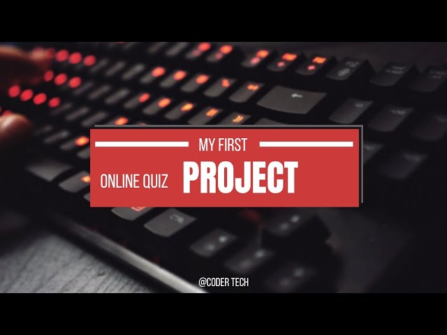 My First Project 🎯 Quiz Master (Online Quiz)🎯🥇||#coder #codertech #projectidea #projects #onlinequiz