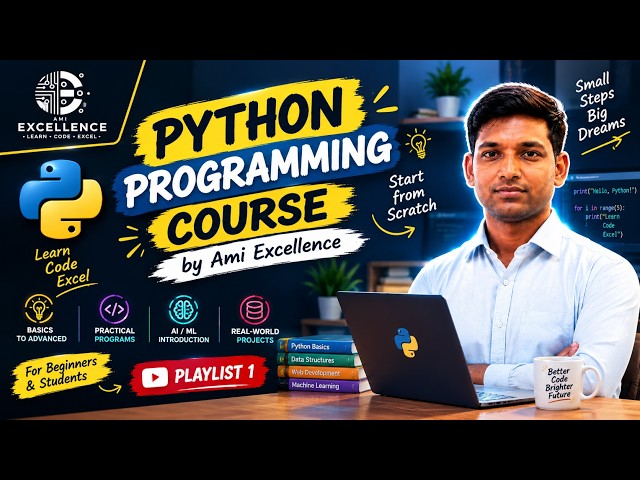 Python Programming Course | Introduction & Complete Course Overview