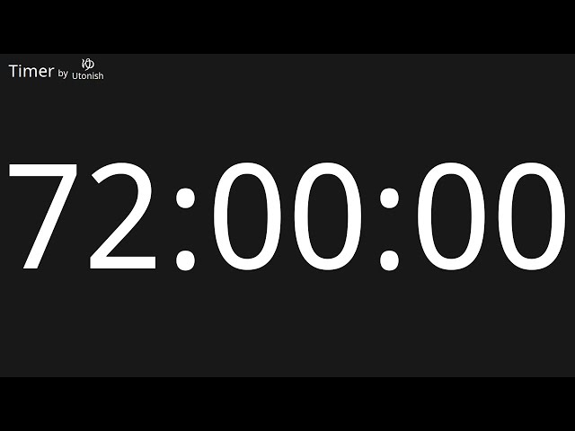 72 Hour Countdown Timer