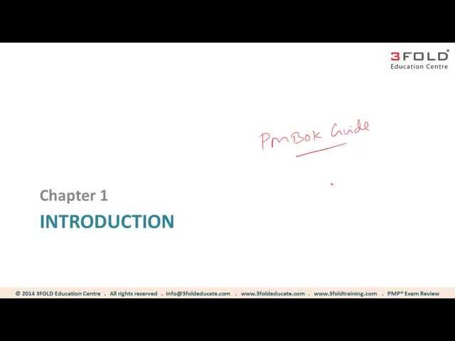 1 1 Purpose of the PMBOK Guide