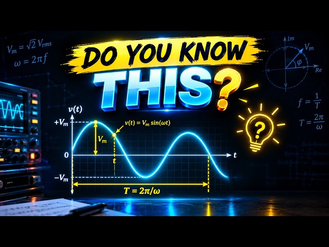 AC Waveform Parameters Made Easy #basicelectricalengineeringlectures  #electricalengineering