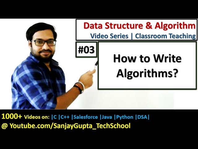 03 How to Write Algorithms | DSA Video Tutorials Series