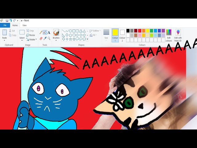 I TRIED ANIMATING IN PAINT