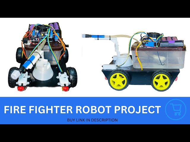 Fire Fighter Robot Major Project | Engineering #arduinoproject  #scienceexperiment