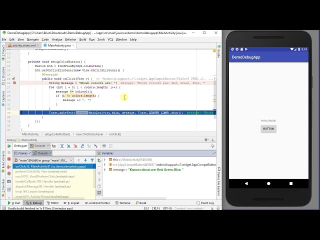 Debugging in Android Studio: Android Programming