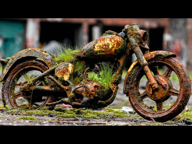 Old Bullet Full Restoration | Royal Enfield Bullet modification 🔴