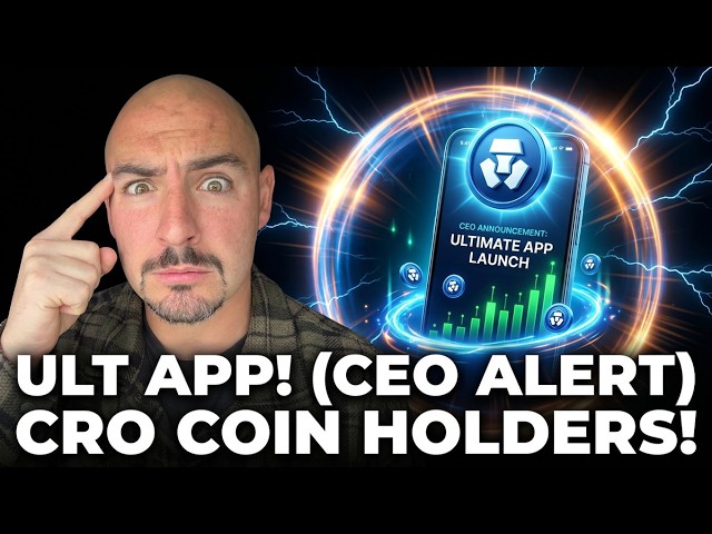 Crypto.com's & Cronos Launch Ult App (CEO Announcement For CRO Coin Holders!)