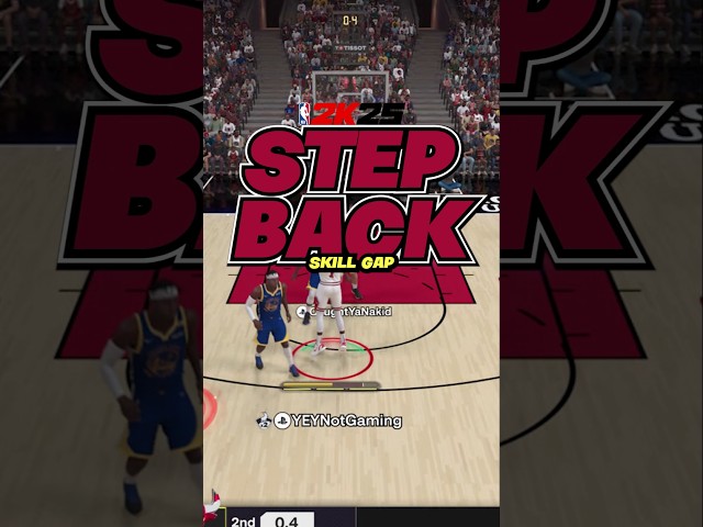 HOW TO DO A STEP BACK #nba2k #shorts