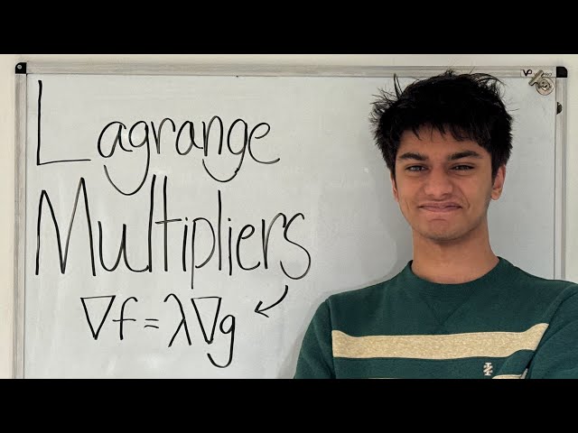 Lagrange Multipliers Explained
