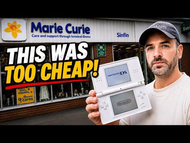 THIS Was TOO CHEAP! | Nintendo DS Lite + Games Charity Shop Find