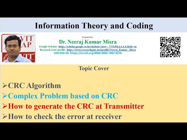 Cyclic Redundancy Check (CRC)