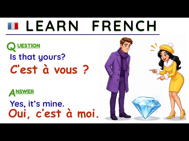 Learn French: Dialogues &  Phrases You'll Use Everyday | French for beginners | Français