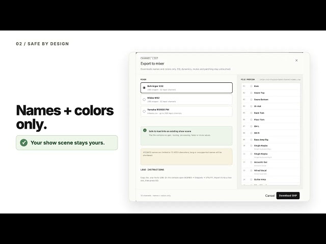 Stop Typing 30 Channel Names on Your X32 | Techrider.live