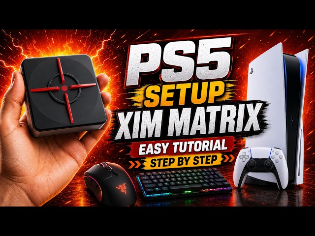 Xim Matrix Full Setup on PS5 Easy Tutorial | Break Down in Step-By-Step (2026)