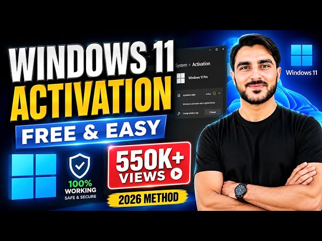 🔥 Activate Windows 11 in Just 15 Seconds! (100% Legal & Free Method)