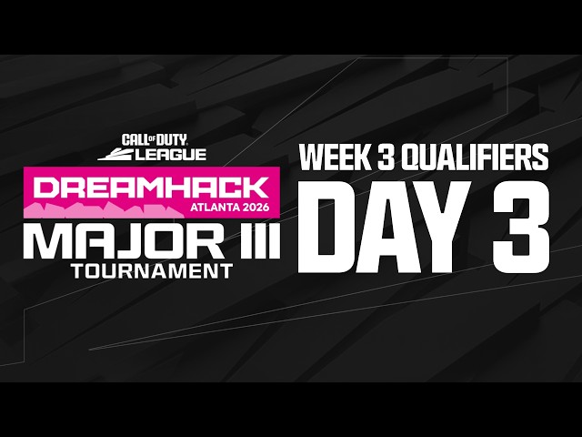 Call of Duty League Major III Qualifiers | Week 3 Day 3
