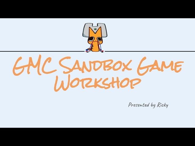 GMC Godot Sandbox Game Workshop (Part 1)