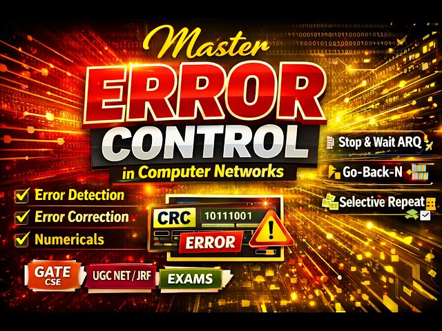 Packet Error? 😨 Full Error Control Protocols (Easy Way)