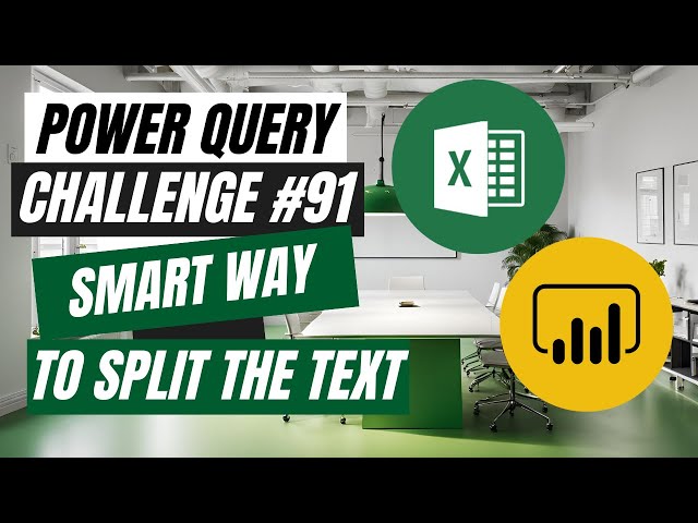 How to Split Messy Text THE SMART WAY - Power Query Challenge 91