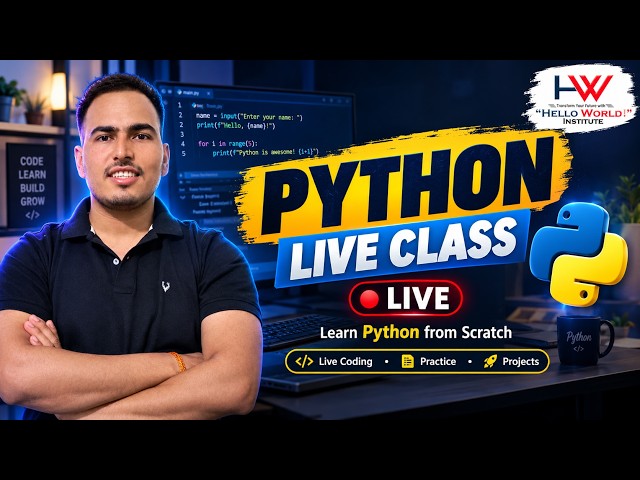 python live class  ( control float stmnt in python )