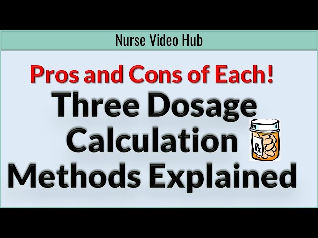 Dosage Calculation Methods: Formula, Ratio: Proportion, and Dimensional Analysis Explained!