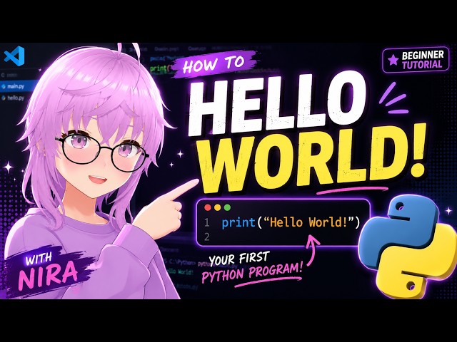 How to Print Hello World in Python (Beginner Tutorial)