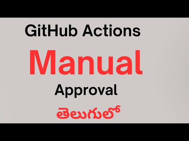 GitHub Actions Manual Approval using Environments (16) | Real CI/CD Example | @CodeKamikaze #telugu