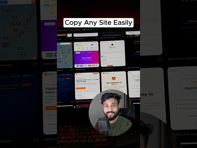 How to Clone Any Website using AI #ai #aiwebsites