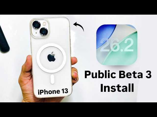 iOS 26.2 Public Beta 3 on iPhone 13 - How to Update IPhone 13 on iOS 26.2 Public Beta