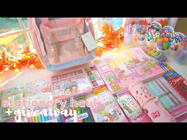 $5000 huge school supplies giveaway ✨ stationery haul