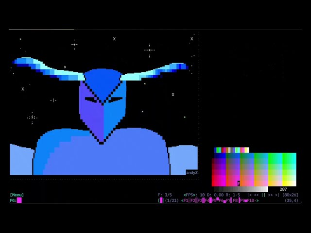Durdraw: The best ASCII Art Editor for the Terminal? (IMO)