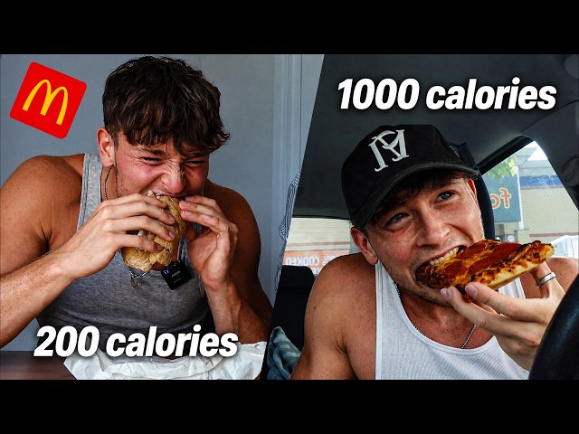 Eating the UNHEALTHIEST fast food items