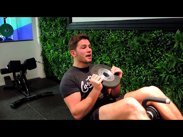 Decline Bench Plate Sit Up