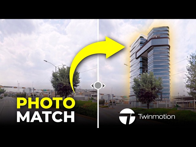 Cómo hacer Photo Match en Twinmotion 2026 paso a paso