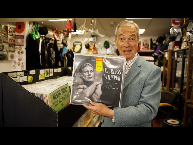 Farage Visits Local Record Shop.