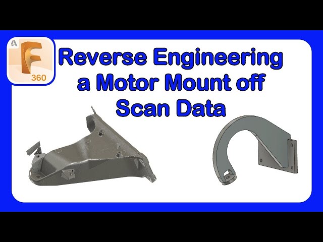 Reverse Engineering an M54 BMW Motor Mount off of Scan Data in Fusion 360 #Fusion360
