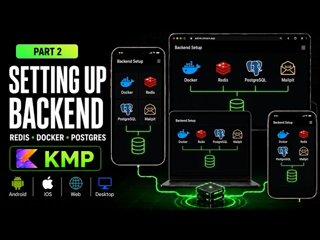 P2 : NETFLIX Clone - Setting up  the Backend, Redis, Postgres, Docker, MailPit, Swagger #kmp