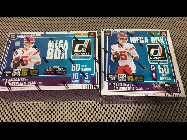 2025 Donruss NFL Football Mega Boxes, Target VS Walmart 
