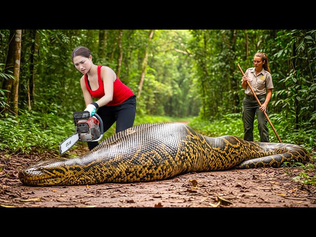 Pregnant Indian Rock Python Can't Move | What would the brave huntress do in this situation?