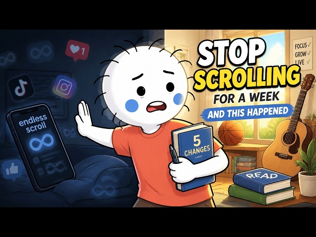 I tried to stop scrolling for a week and this happened
