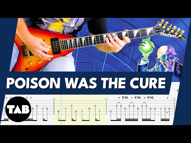 POISON WAS THE CURE Megadeth Guitar TAB | Lesson | Tutorial | Cover