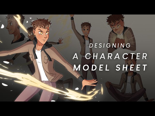Designing a Character Reference Sheet for Webtoon - TIMELAPSE