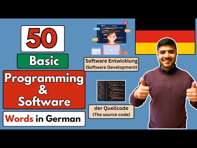 Programming and Software Vocabulary in German | German Vocabulary for Software Engineers