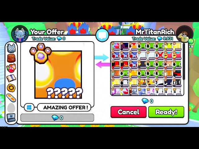 💥Insane Flips Gargs-Titanics in Pet Simulator 99 | Trade Montage⚡️