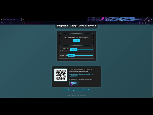 DropSend: WLAN File Sharing App mit Python & Flask | Open Source + GitHub Code