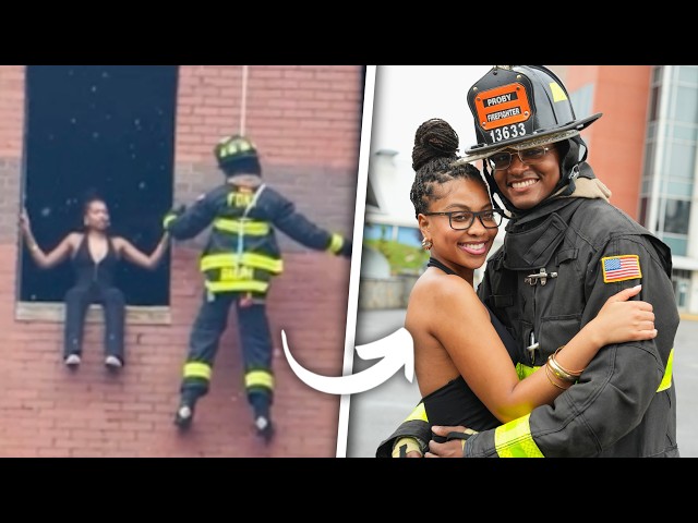 Firefighter Rescued Her From A 4-Story Building - Then Changed Her Life Forever