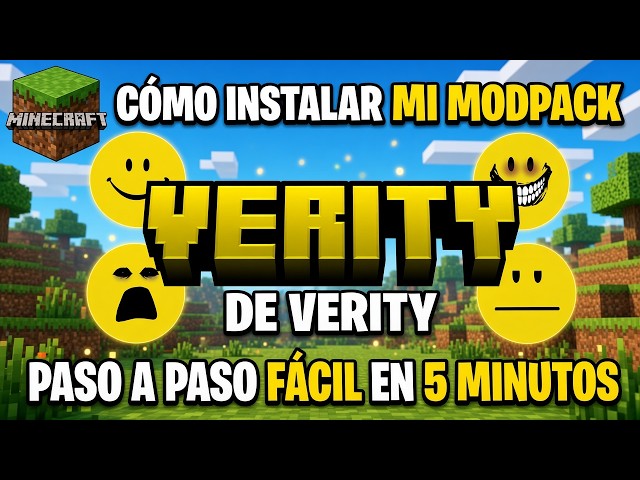 VERITY MODPACK 100% WORKING just like RUBIUS' | Easy Installation