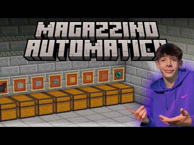 Automatic storage tutorial Minecraft Java 2026